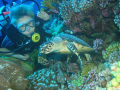   Meet turtle Bora sony cybershot T5  